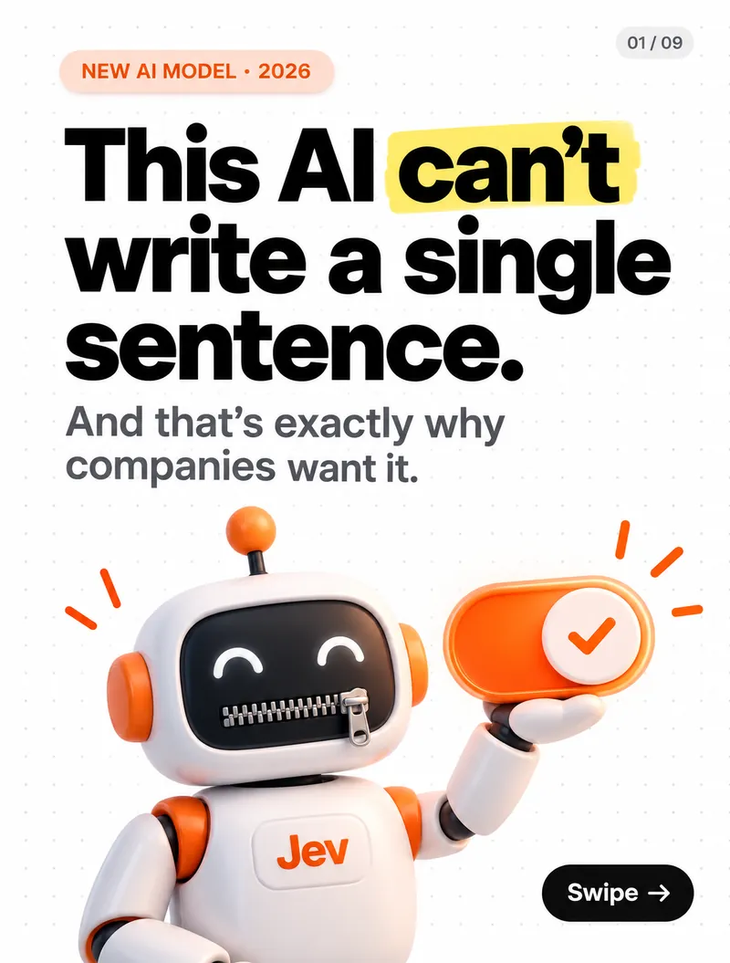 This AI can't write a single sentence — and that's exactly why companies want it
